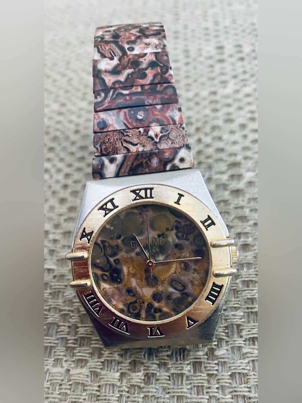 Gemtime Leopard Skin Jasper Gemtime watch.